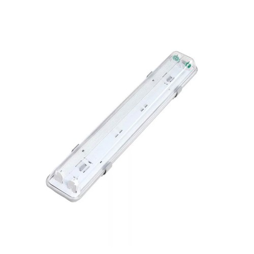 Plafoniera Stagna IP65 2x60cm Cablata per Tubi LED T8 | Resistente e Compatta