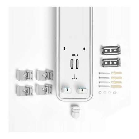 Plafoniera Stagna IP65 2x120cm Cablata per Tubi LED T8 | Robusta e Versatile