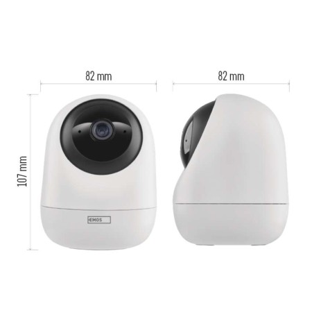 Telecamera WiFi Smart Sorveglianza Casa Controllo da Smartphone Visione Notturna 4MP | EMOS H4060