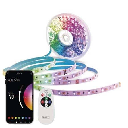 Striscia LED Smart Wi-Fi RGB+CCT 5m GoSmart EMOS - Illuminazione Intelligente