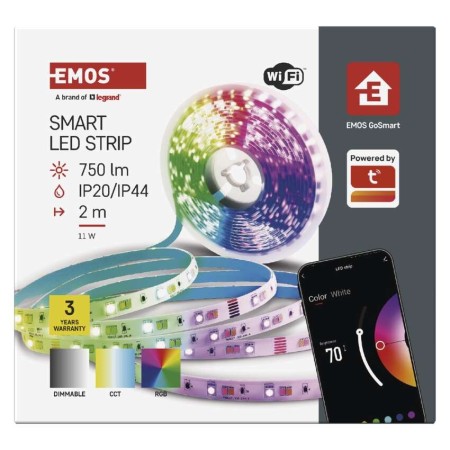 Striscia LED Smart Wi-Fi RGB+CCT 2m 11W 450lm GoSmart EMOS | Emos ZPW218R