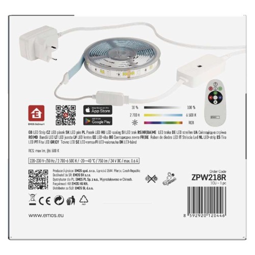 Striscia LED Smart Wi-Fi RGB+CCT 2m...
