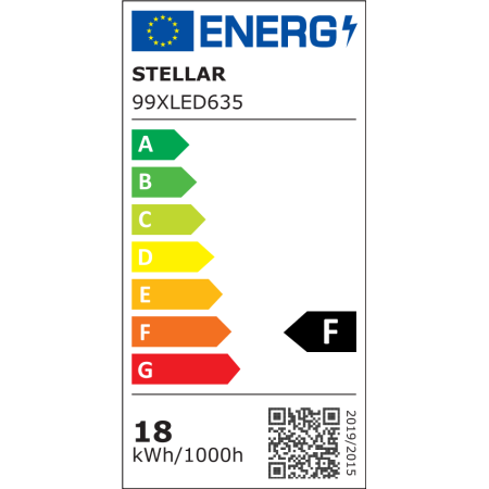 Pannello LED Quadrato Bianco da Incasso 18W 2700K 1350lm IP40 221x221mm | Stellar 99XLED635