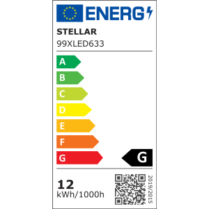 Pannello LED Quadrato Bianco da Incasso 12W 2700K 840lm IP40 | Stellar 99XLED633 2