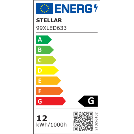 Pannello LED Quadrato Bianco da Incasso 12W 2700K 840lm IP40 167x167mm | Stellar 99XLED633