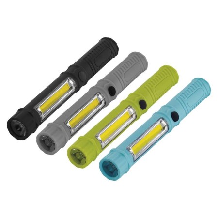 Espositore 16 Torce COB LED 230 lm, con Clip e Magnete | EMOS P3897