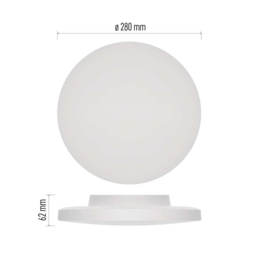 Plafoniera LED DIONI Bianca 15W/10W... Plafoniera LED DIONI Bianca 15W/10W...