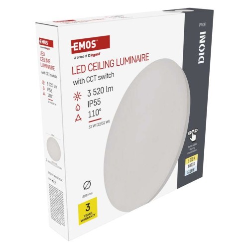 Plafoniera LED DIONI Bianca 32W/22W... Plafoniera LED DIONI Bianca 32W/22W...