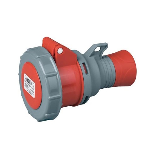 Presa mobile industriale 3P+T 16A 400V IP67 ROSI 8224 completamente impermeabile per distribuzione trifase in ambienti estremi
