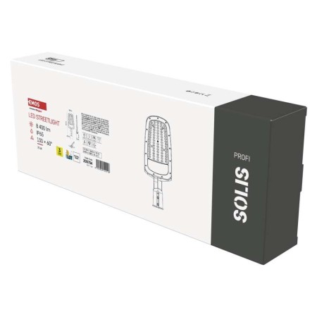 Armatura Stradale LED SOLIS 70W 8400lm 4000K IP65 Snodo Regolabile | EMOS ZO0704