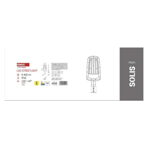 Armatura Stradale LED SOLIS 70W... Armatura Stradale LED SOLIS 70W...