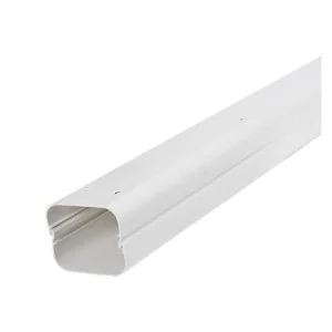 Canalina per condizionamento 75x60mm bianca copri tubi climatizzatore ELMARK 2 metri