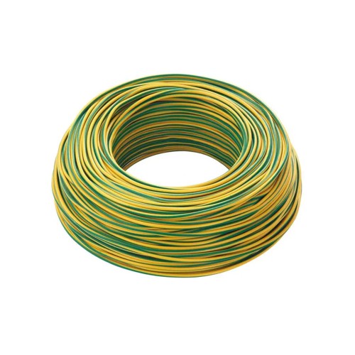 Cavo Unipolare FS17 Giallo Verde 1x4mm - Matassa 100 metri