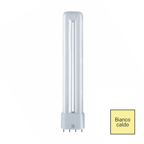 Lampadina Fluorescente 2G11 36W 4 Pin Luce Calda 3000K