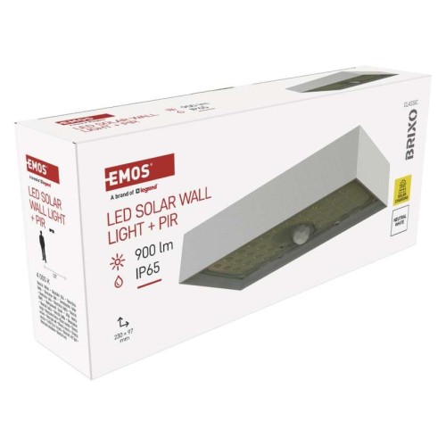 Applique Solare BRIXO LED | 900lm... Applique Solare BRIXO LED | 900lm...