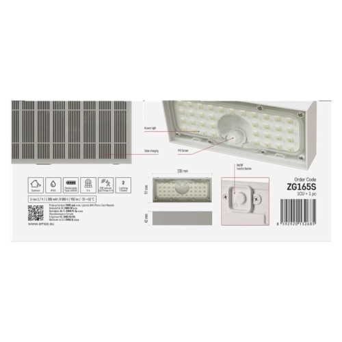 Applique Solare BRIXO LED | 900lm... Applique Solare BRIXO LED | 900lm...
