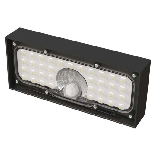 Applique Solare a LED BRIXO Nera con...