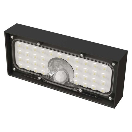 Applique Solare a LED BRIXO Nera con Sensore di Movimento 350lm 4000K IP65 | EMOS ZG162S