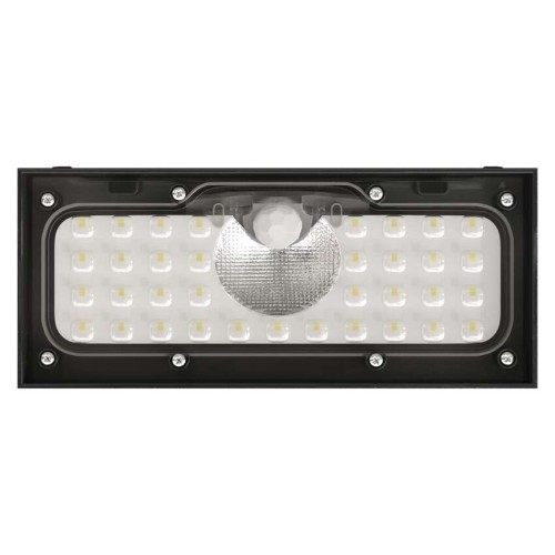 Applique Solare a LED BRIXO Nera con... Applique Solare a LED BRIXO Nera con...