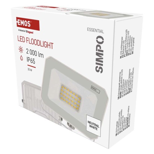 Faro LED SIMPO 20W 2000lm 4000K... Faro LED SIMPO 20W 2000lm 4000K...