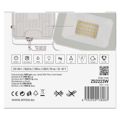 Faro LED SIMPO 20W 2000lm 4000K... Faro LED SIMPO 20W 2000lm 4000K...