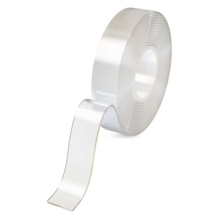 Nastro Biadesivo NANO 30mm x 3m Trasparente Riutilizzabile e Multiuso Nastro Biadesivo NANO 30mm x 3m Trasparente Riutilizzabile e Multiuso