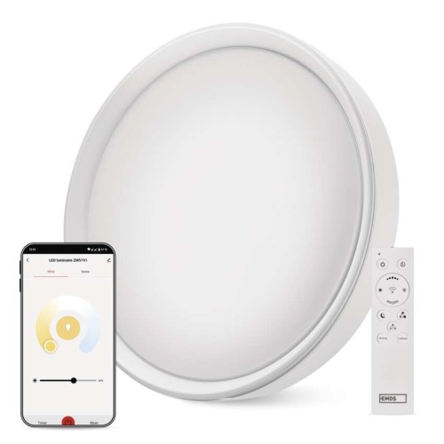 Plafoniera LED Smart GoSmart Rotonda 30W Dimmerabile WiFi con CCT 2700–6500K