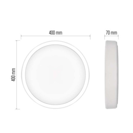 Plafoniera LED Smart GoSmart Rotonda 30W (110W) CCT Dimmerabile WiFi 1800lm | Emos ZM5191