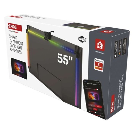 lluminazione LED GoSmart Ambient per TV 55" con Sincronizzazione HD | EMOS ZTV55
