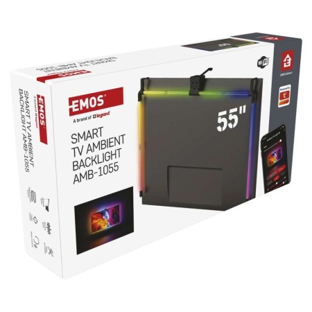 lluminazione LED GoSmart Ambient per TV 55" con Sincronizzazione HD | EMOS ZTV55