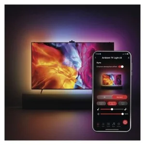 Striscia LED TV 65 pollici EMOS ZTV65 GoSmart sincronizzazione colori RGBIC