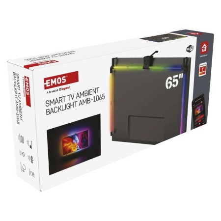 lluminazione LED GoSmart Ambient per TV 65" con Sincronizzazione HD | EMOS ZTV65