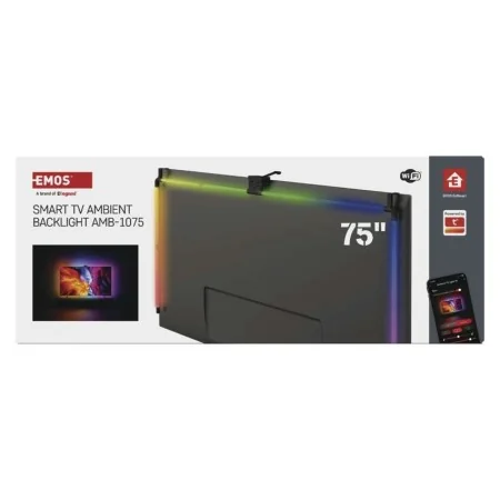 Illuminazione LED GoSmart Ambient per TV 75" con Sincronizzazione HD | EMOS ZTV75