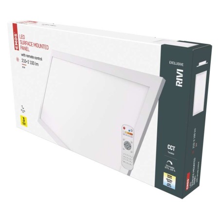 Pannello LED EMOS ZM5172 rettangolare 30x60 CCT dimmerabile per cucina, saloni e ambienti moderni. Pannello LED EMOS ZM5172 rettangolare 30x60 CCT dimmerabile per cucina, saloni e ambienti moderni.