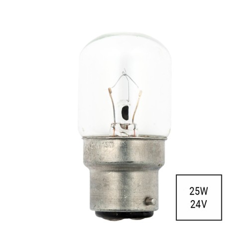 Lampadina Segnaletica Ba22d 24V 25W Uso Ferroviario