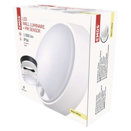 Plafoniera LED Zuri 14W 3000K con Sensore PIR e Anelli Intercambiabili | EMOS ZM3131