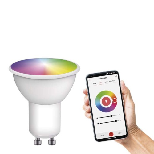 Faretto LED RGB GoSmart GU10 4,8W Wi-Fi con controllo smart | EMOS ZQW832R