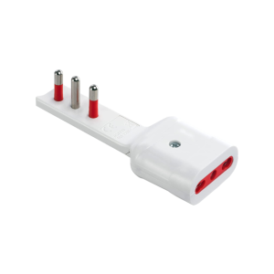 Adattatore Ultrapiatto Bianco 16A ROSI RS7711B per spazi ristretti