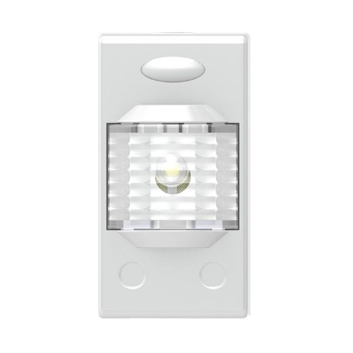 Segnapasso LED 1 Modulo Compatibile BTicino Matix con Luce Bianca | ZIPPO 31005