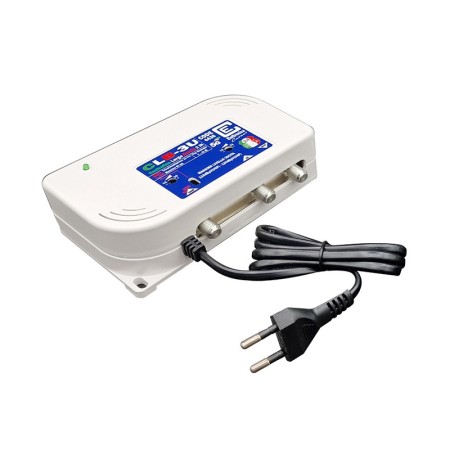 Centralino Sottotetto Larga Banda 2 Ingressi 1 Uscita 35dB con Filtro 5G | CLB-3U