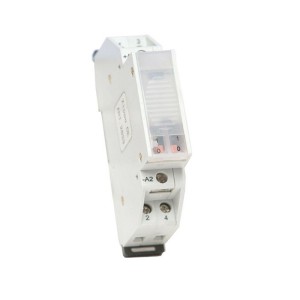 Titolo Relè ad Impulsi 1 Contatto 12V 16A con Tasto di Prova e 2 Impulsi  Zippo 2622