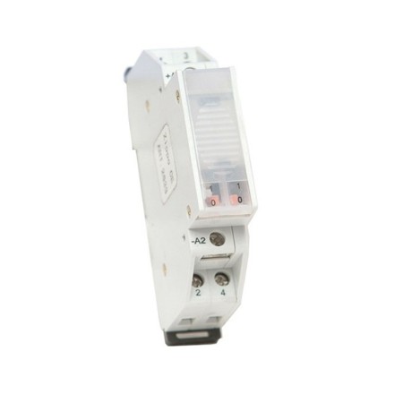 Titolo Relè ad Impulsi 1 Contatto 12V 16A con Tasto di Prova e 2 Impulsi  Zippo 2622 Titolo Relè ad Impulsi 1 Contatto 12V 16A con Tasto di Prova e 2 Impulsi  Zippo 2622