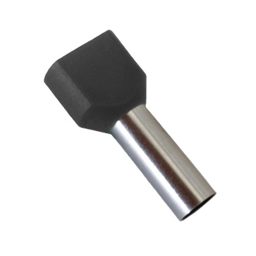 Terminale a tubetto isolato doppio 2x1,5mm² con isolamento in PVC | ELMARK 59026TE