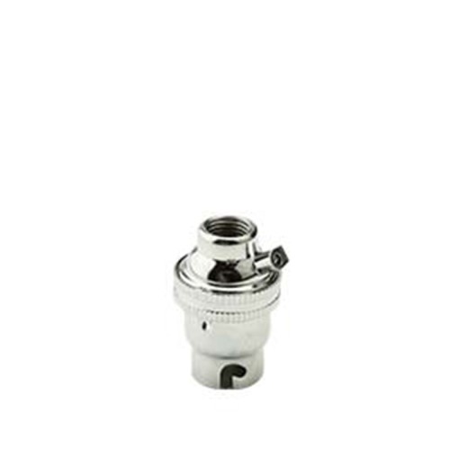 Portalampada in Metallo BA15d Argento Liscio – Struttura Resistente | FAI 0092/15/ARG