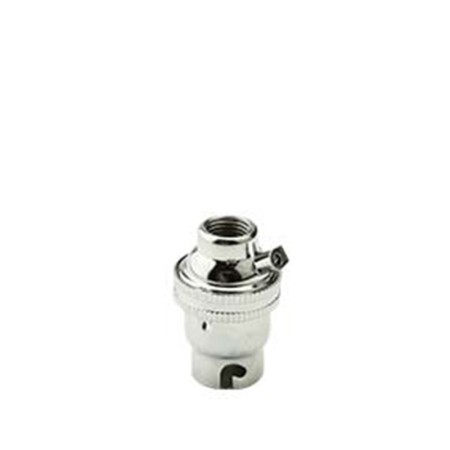 Portalampada in Metallo BA15d Argento Liscio – Struttura Resistente | FAI 0092/15/ARG