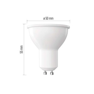 Lampadina LED GU10 3W luce neutra 4000K, 535 lumen, Classe A, attacco GU10, ideale per ambienti domestici e commerciali 2