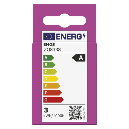 Lampadina LED GU10 3W (40W) Luce Neutra 4000K 535LM Classe A | EMOS ZQ8E44