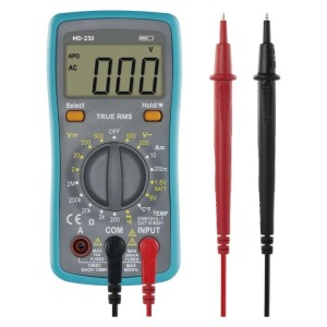 Multimetro Digitale MD-230 EMOS con Display Retroilluminato, True RMS e Funzioni Avanzate per Misurazioni Elettriche 2