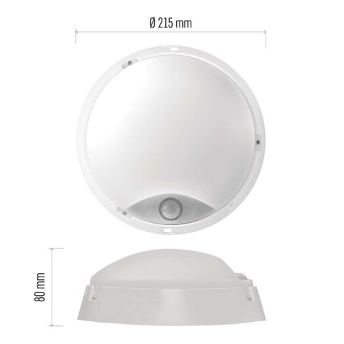 Plafoniera LED Zuri 14W IP54 Luce... Plafoniera LED Zuri 14W IP54 Luce...