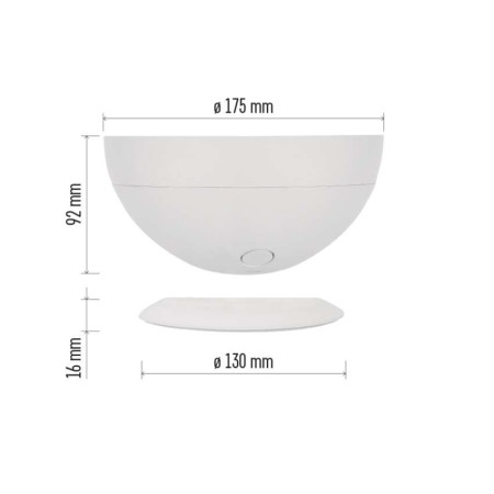 Lampada LED Ambientale Smart Bianca 7W | Illuminazione RGB+CCT, Ritmo Musicale, Timer | EMOS ZCW11WR